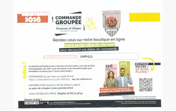 Pour ceux que ça intéresse, passez commande. Les bénéfices des ventes seront reversés à la Légion. A consommer avec modération, bien entendu 😉